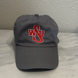 Gray Cap with Vintage WSU logo